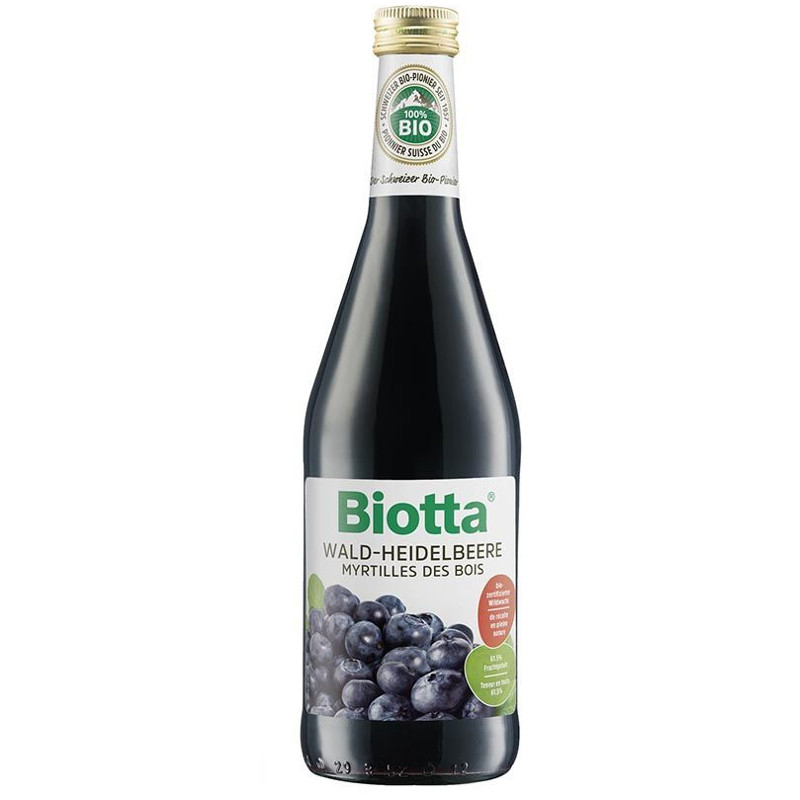 Biotta Waldheidelbeere Bio 6 Fl 5 dl Biotta Waldheidelbeere Bio 6 Fl 5 dl