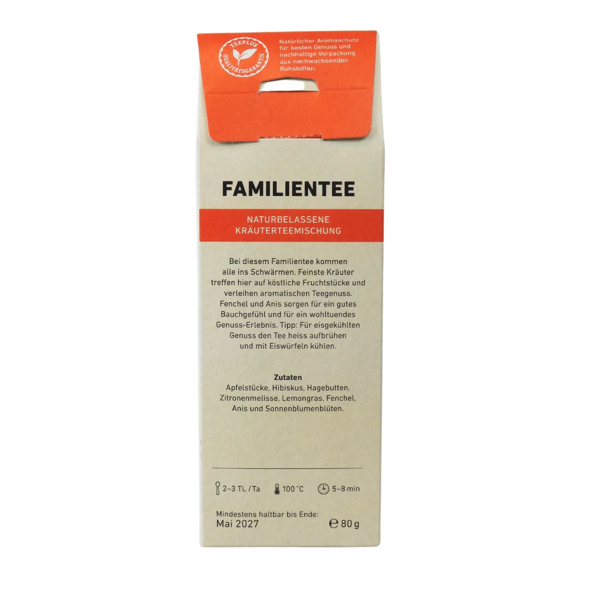Teeplus Familien-Tee Box 80 g Teeplus Familien-Tee Box 80 g