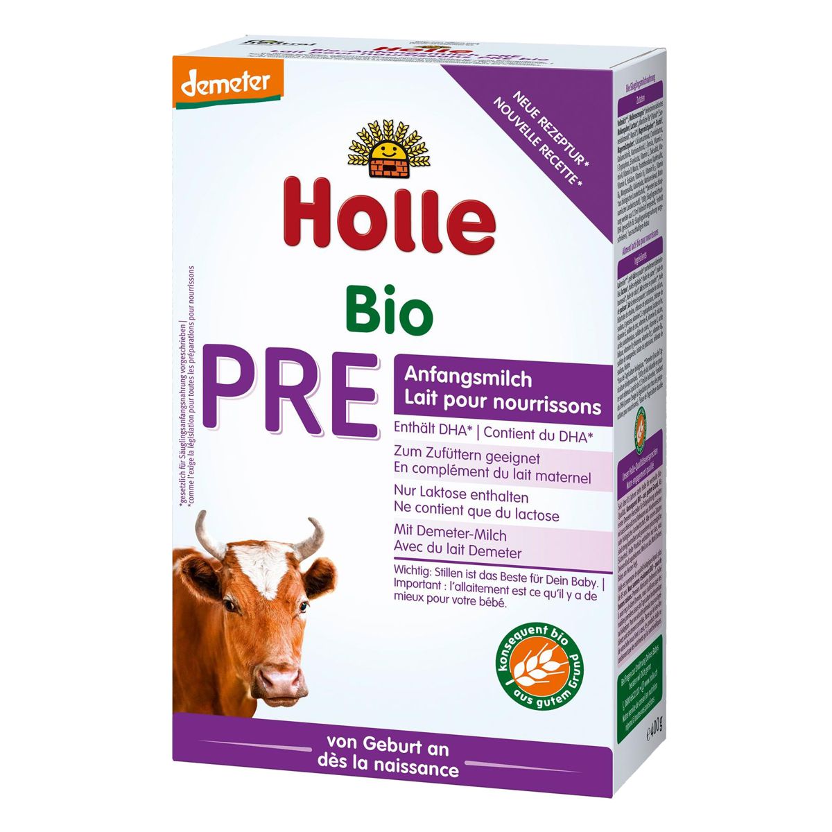 Holle Bio-Anfangsmilch PRE 400 g Holle Bio-Anfangsmilch PRE 400 g