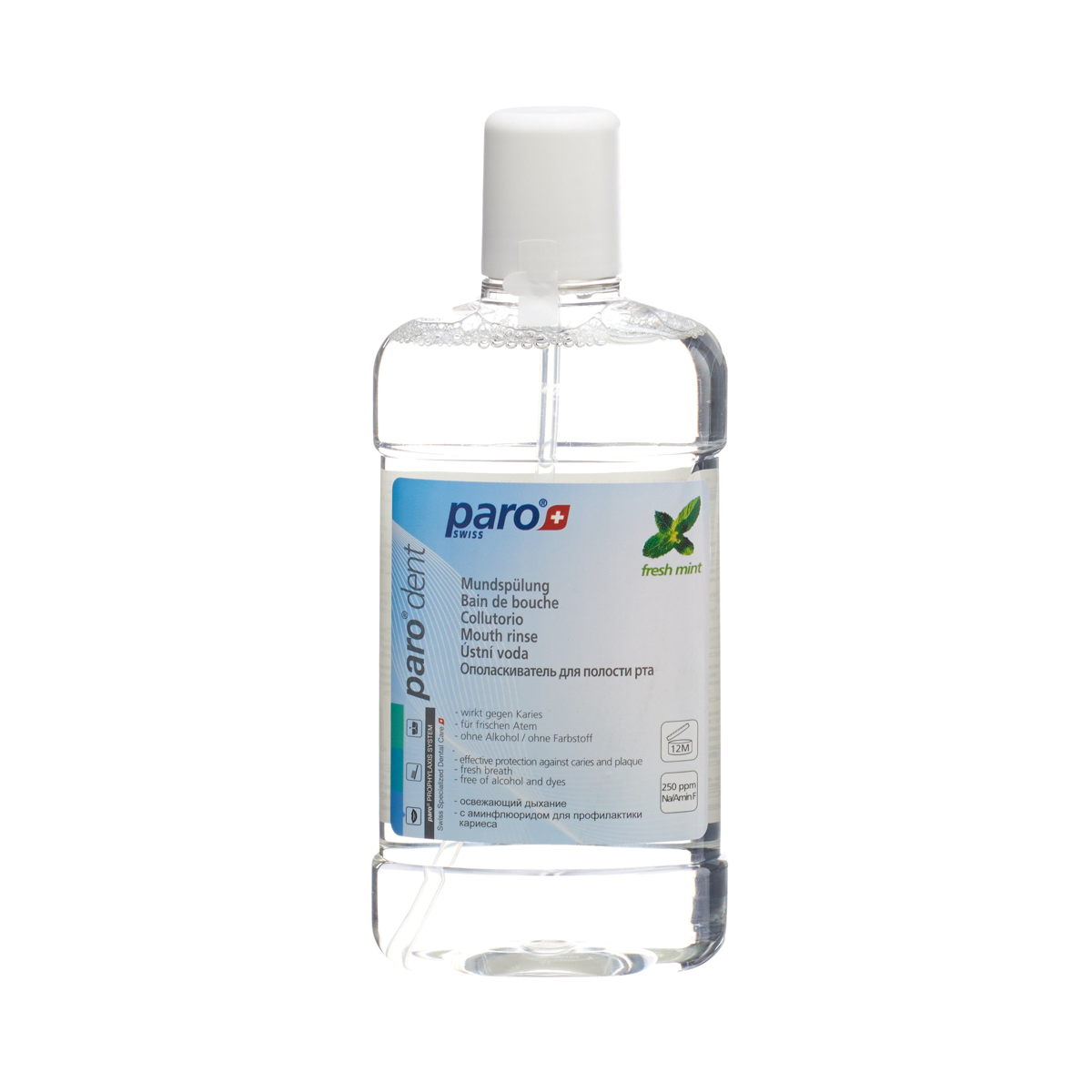 Paro Dent Dentalspülung mit Aminfluorid 500 ml Paro Dent Dentalspülung mit Aminfluorid 500 ml
