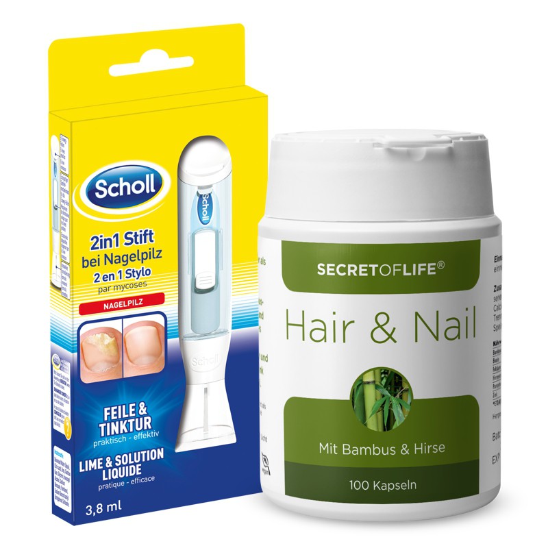 SCHOLL 2in1 Nagelpilz Behandlungs-Set SCHOLL 2in1 Nagelpilz Behandlungs-Set