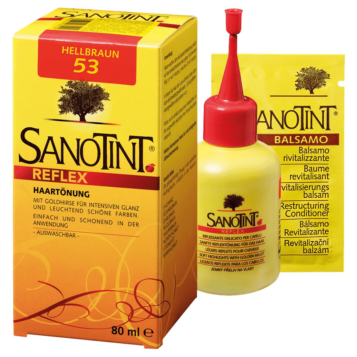 Sanotint Reflex Haartönung 53 hellbraun