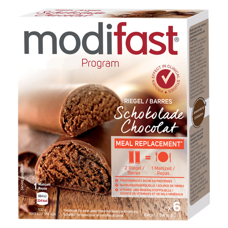 Modifast Programm Riegel Schokolade 6 x 31 g Modifast Programm Riegel Schokolade 6 x 31 g