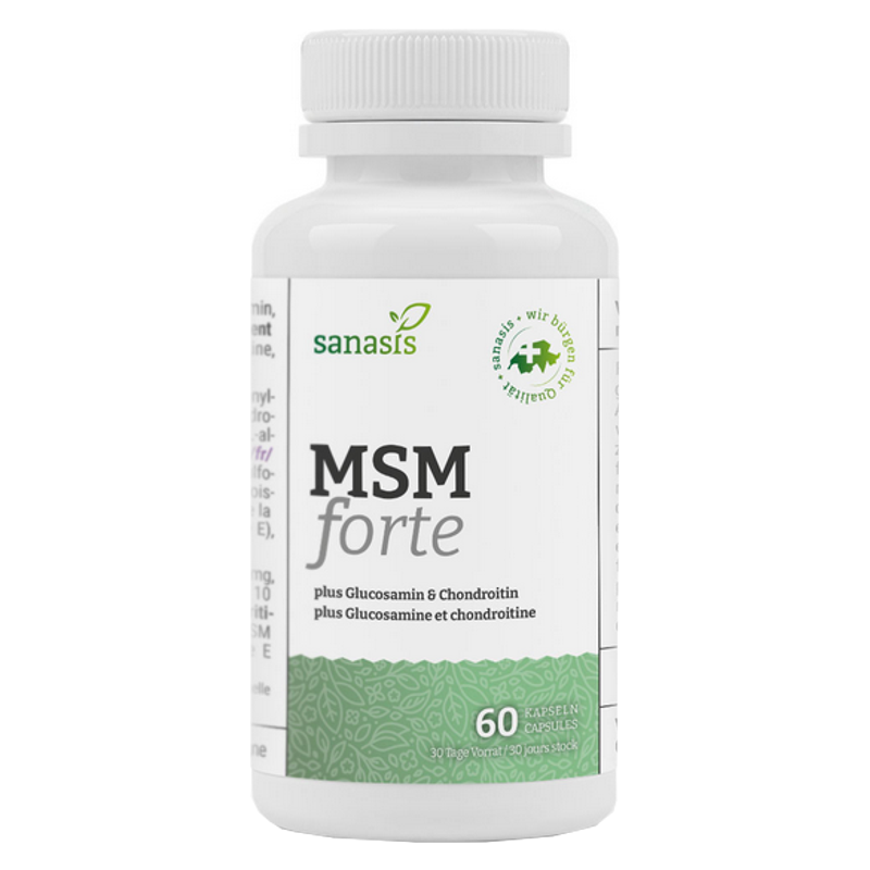 Sanasis MSM forte Glucosamin & Chondroitin Kapseln 60 Stück Sanasis MSM forte Glucosamin & Chondroitin Kapseln 60 Stück