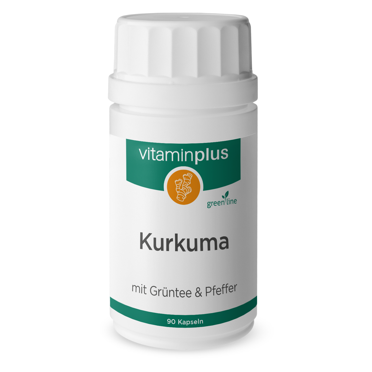 Vitaminplus Kurkuma mit Pfeffer Kapseln 90 Stück Vitaminplus Kurkuma mit Pfeffer Kapseln 90 Stück