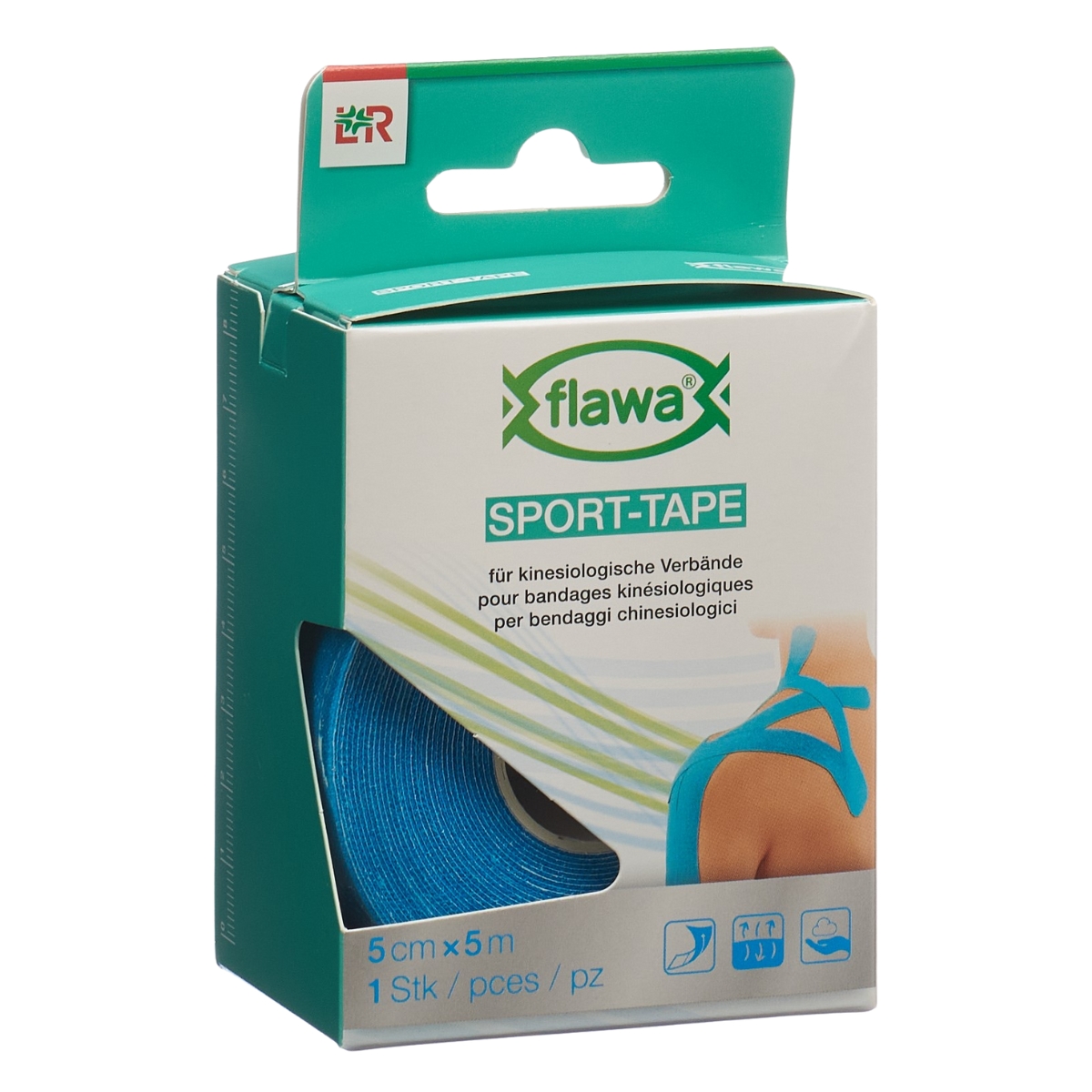 Flawa Sport-Tape 5 cm x 5 m blau