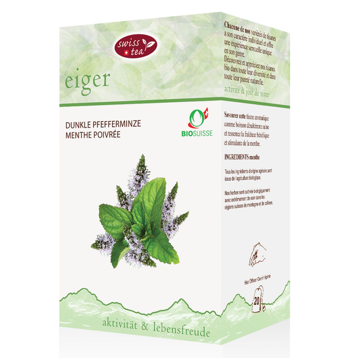 Swisstea Eiger Beutel 20 Stück Swisstea Eiger Beutel 20 Stück