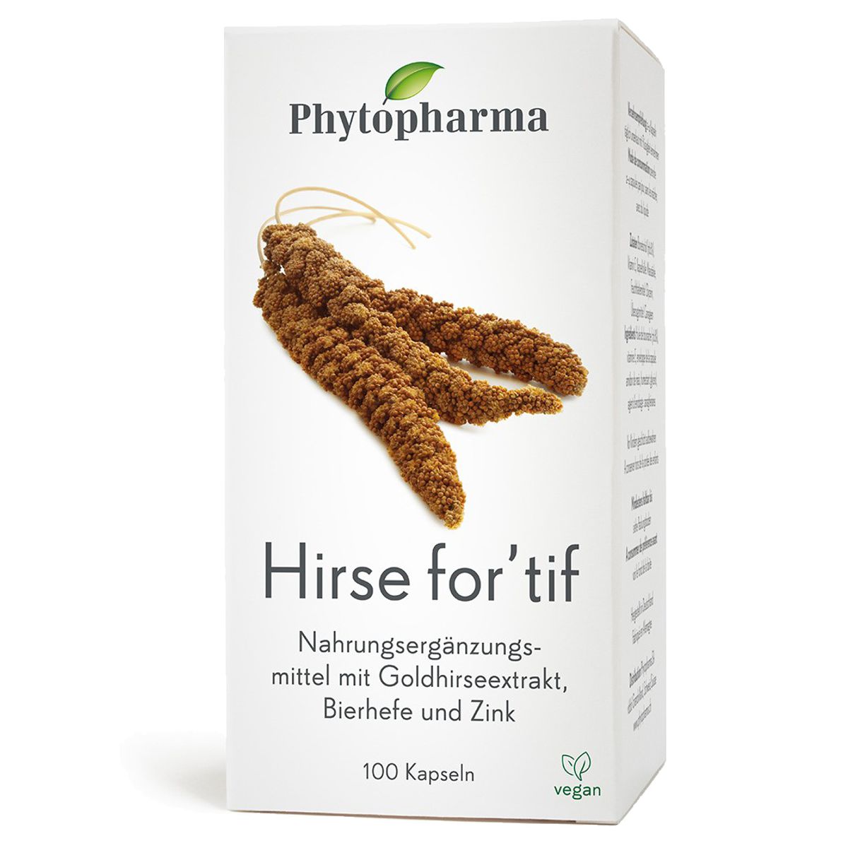 Phytopharma Hirse for'tif Kapseln 100 Stück Phytopharma Hirse for'tif Kapseln 100 Stück