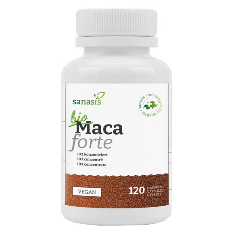 Sanasis Bio Maca forte Kapseln 120 Stück Sanasis Bio Maca forte Kapseln 120 Stück