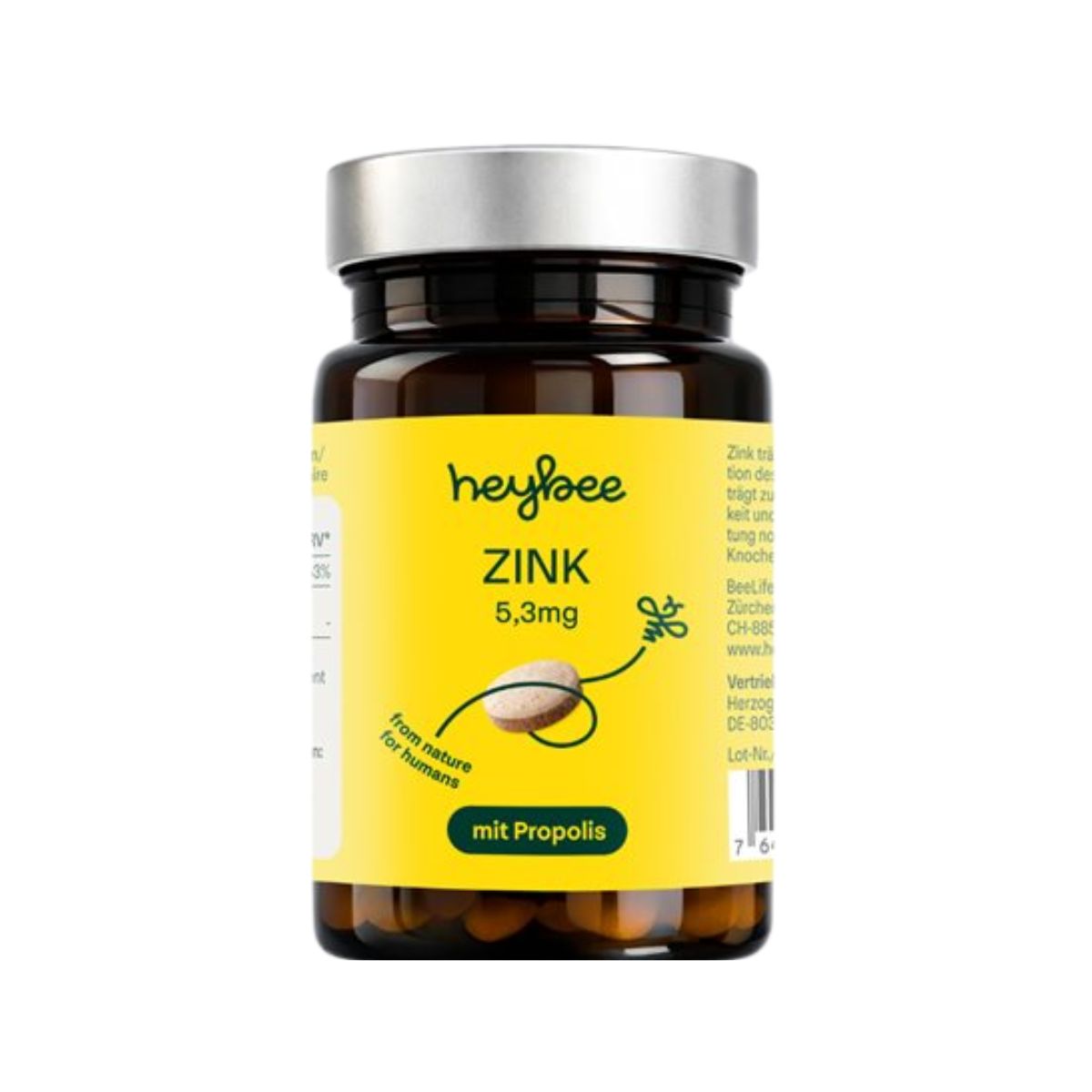 Heybee Zink 5.3 mg + Propolis Tabletten 100 Stück