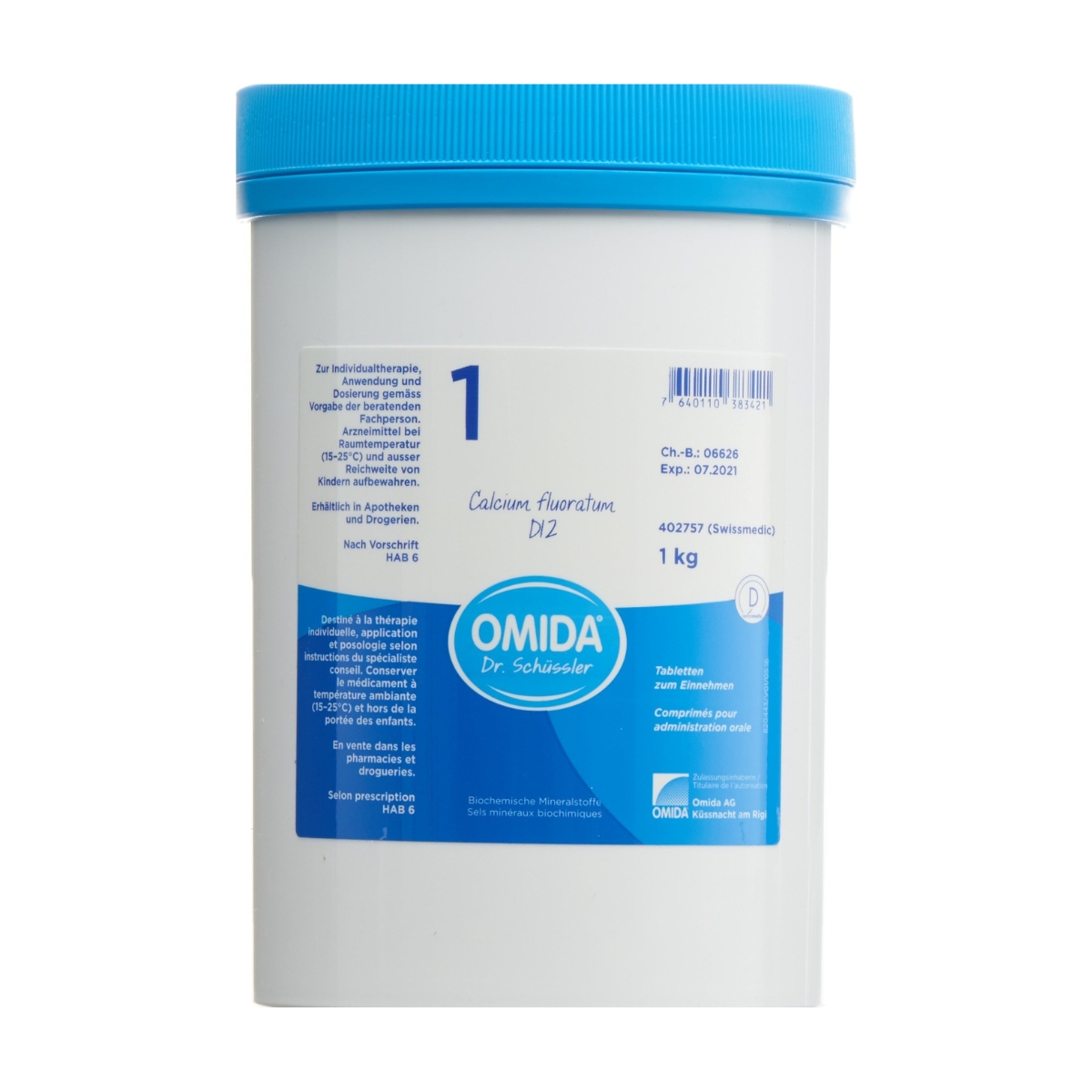 Omida Schüssler Nr 1 Tabletten D12 1000 g