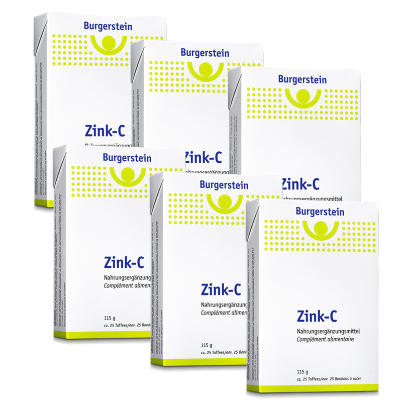 Burgerstein Zink-C Toffees 6x 25 Toffees Burgerstein Zink-C Toffees 6x 25 Toffees