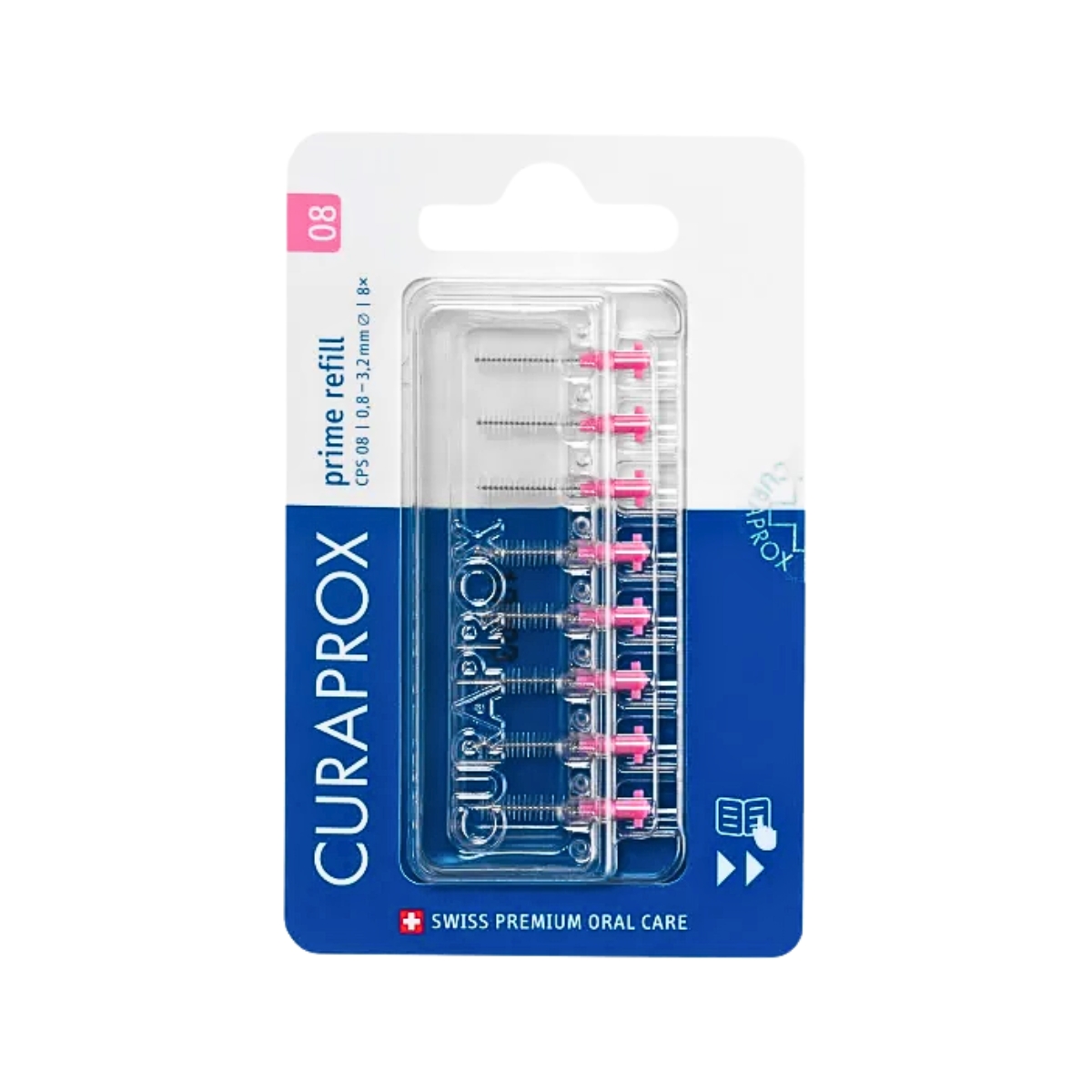 Curaprox CPS prime refill Interdentalbürsten 8 Stück 08