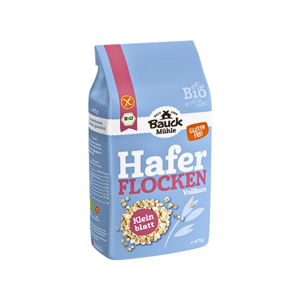 BAUCKHOF Haferflocken Kleinblatt glutenfrei 475 g BAUCKHOF Haferflocken Kleinblatt glutenfrei 475 g
