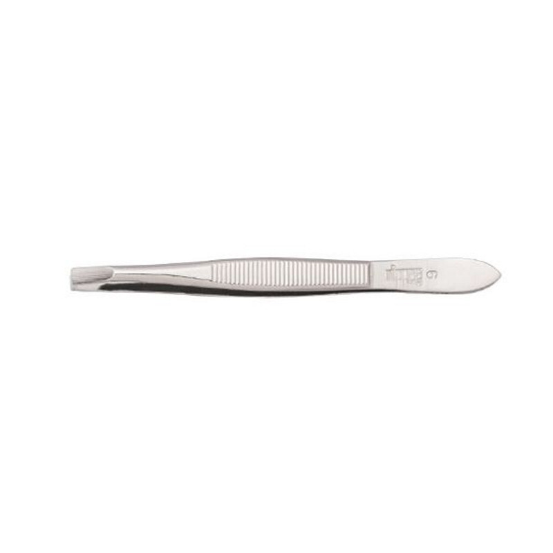 NIPPES Pinzette 8 cm gerade vernickelt NIPPES Pinzette 8 cm gerade vernickelt