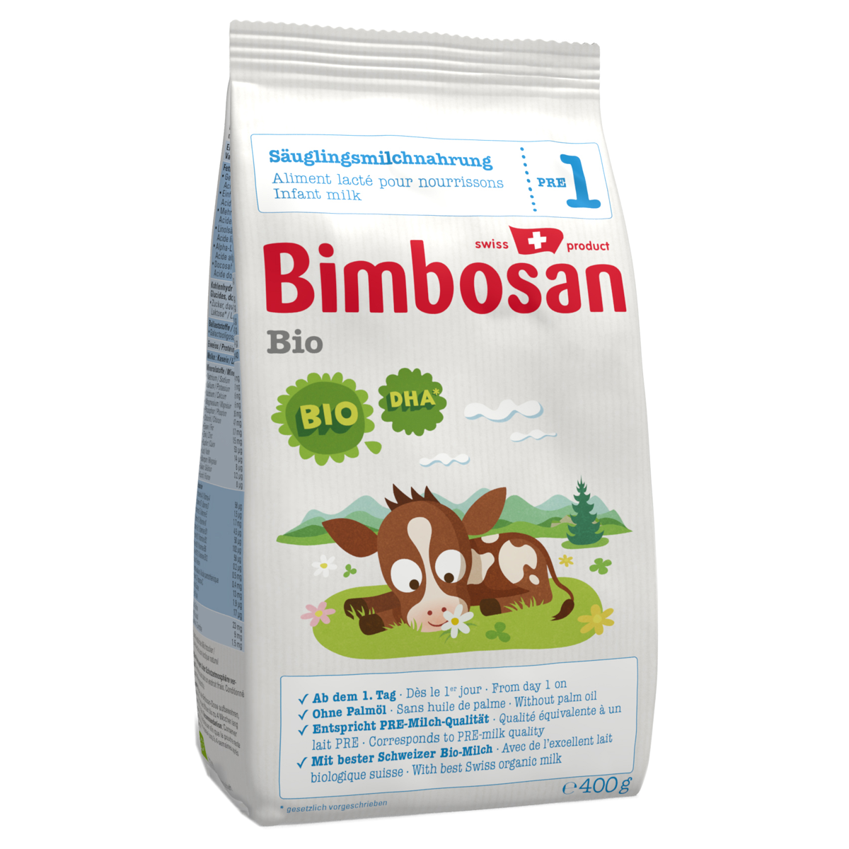 Bimbosan Bio 1 Säuglingsmilch refill 400 g Bimbosan Bio 1 Säuglingsmilch refill 400 g