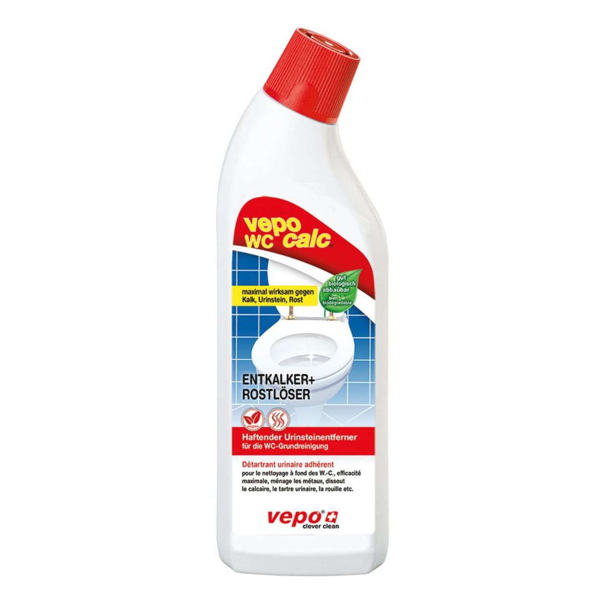 Vepocalc WC Entkalker und Rostlöser 750 ml