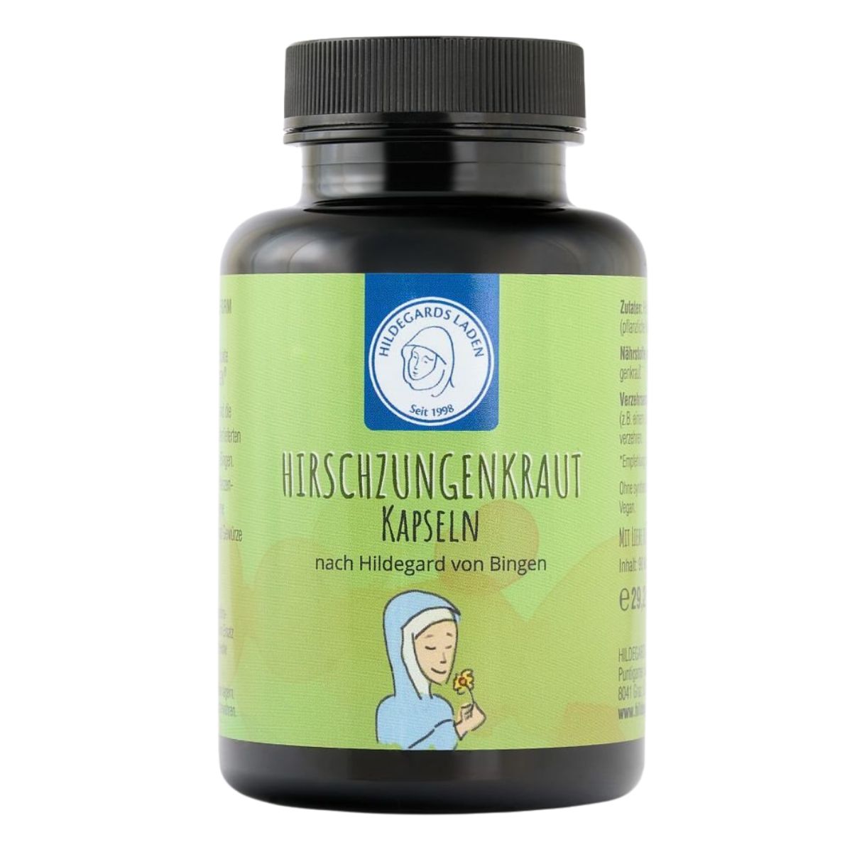 Hildegards Laden Hirschzungenkraut Kapseln Dose 90 Stück