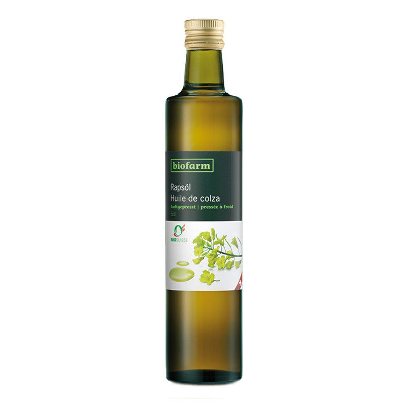 Biofarm Rapsöl CH Knospe Flasche 5 dl Biofarm Rapsöl CH Knospe Flasche 5 dl