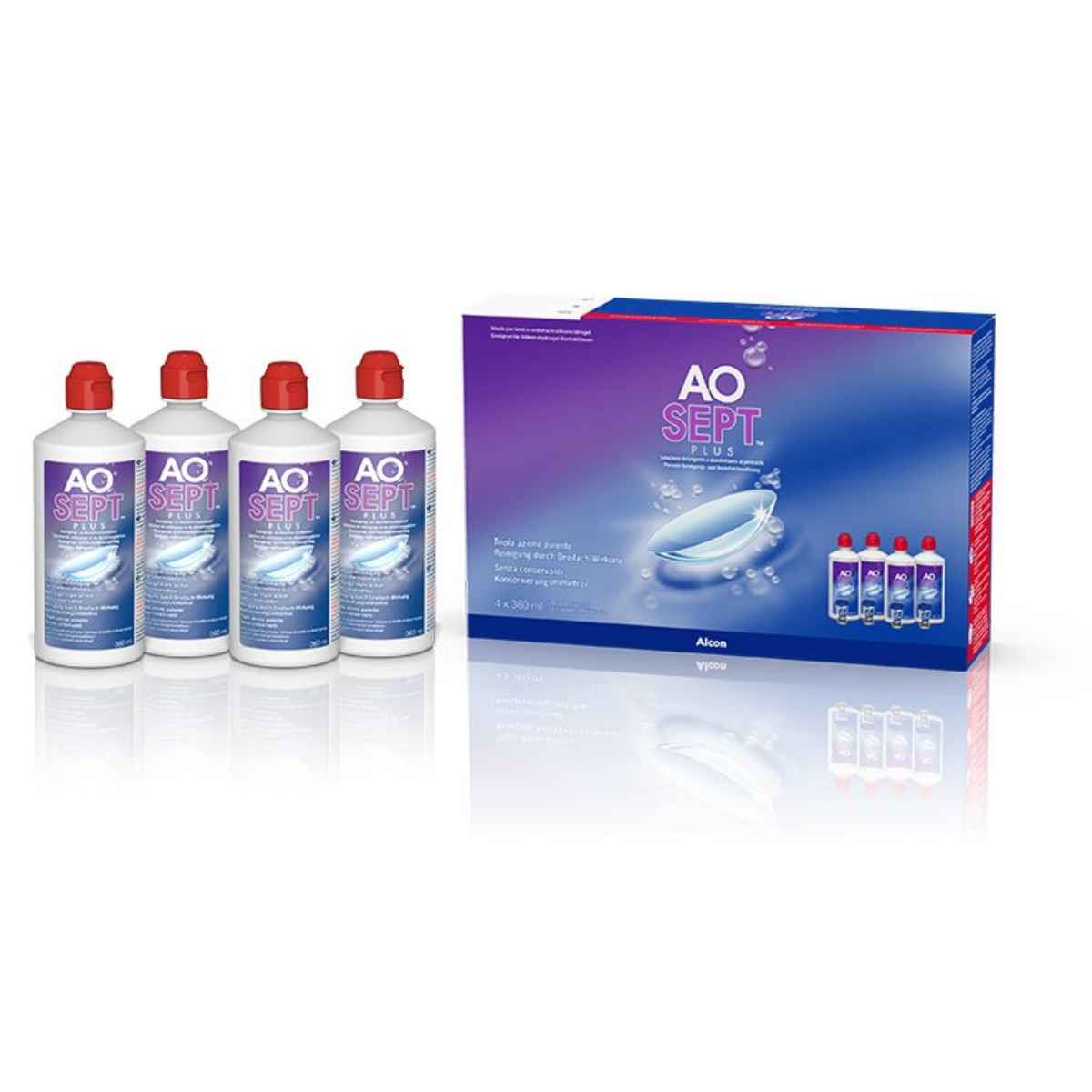 Aosept Plus Liquid 4x 360 ml