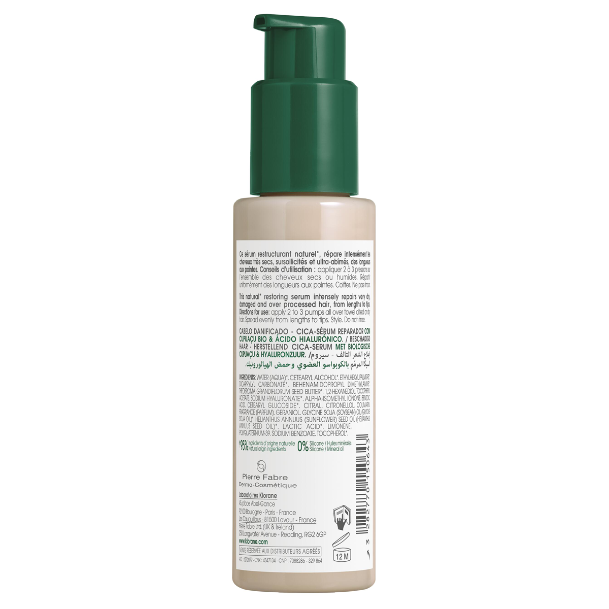 Klorane Cupuacu Bio Cica-Serum Tube 100 ml