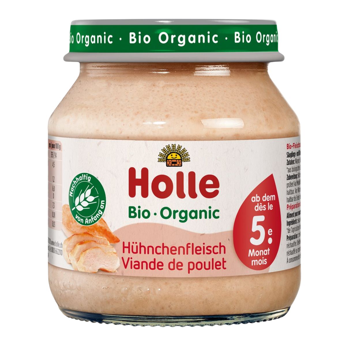 Holle Hühnchenfleisch bio 125 g 