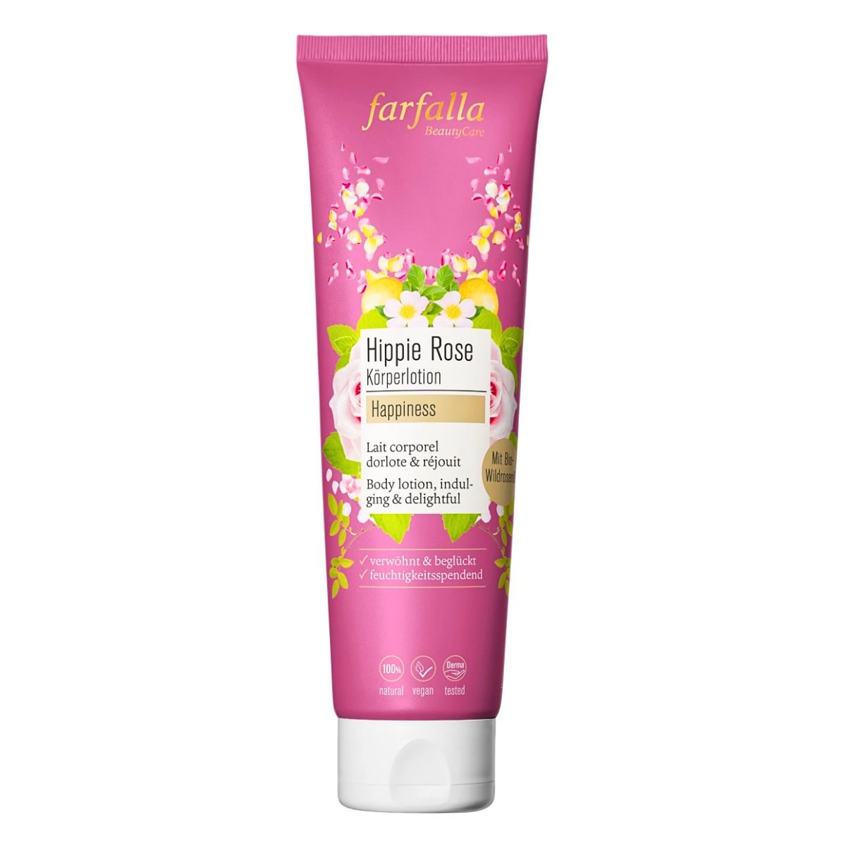 FARFALLA Körperlotion Hippie rose 150 ml