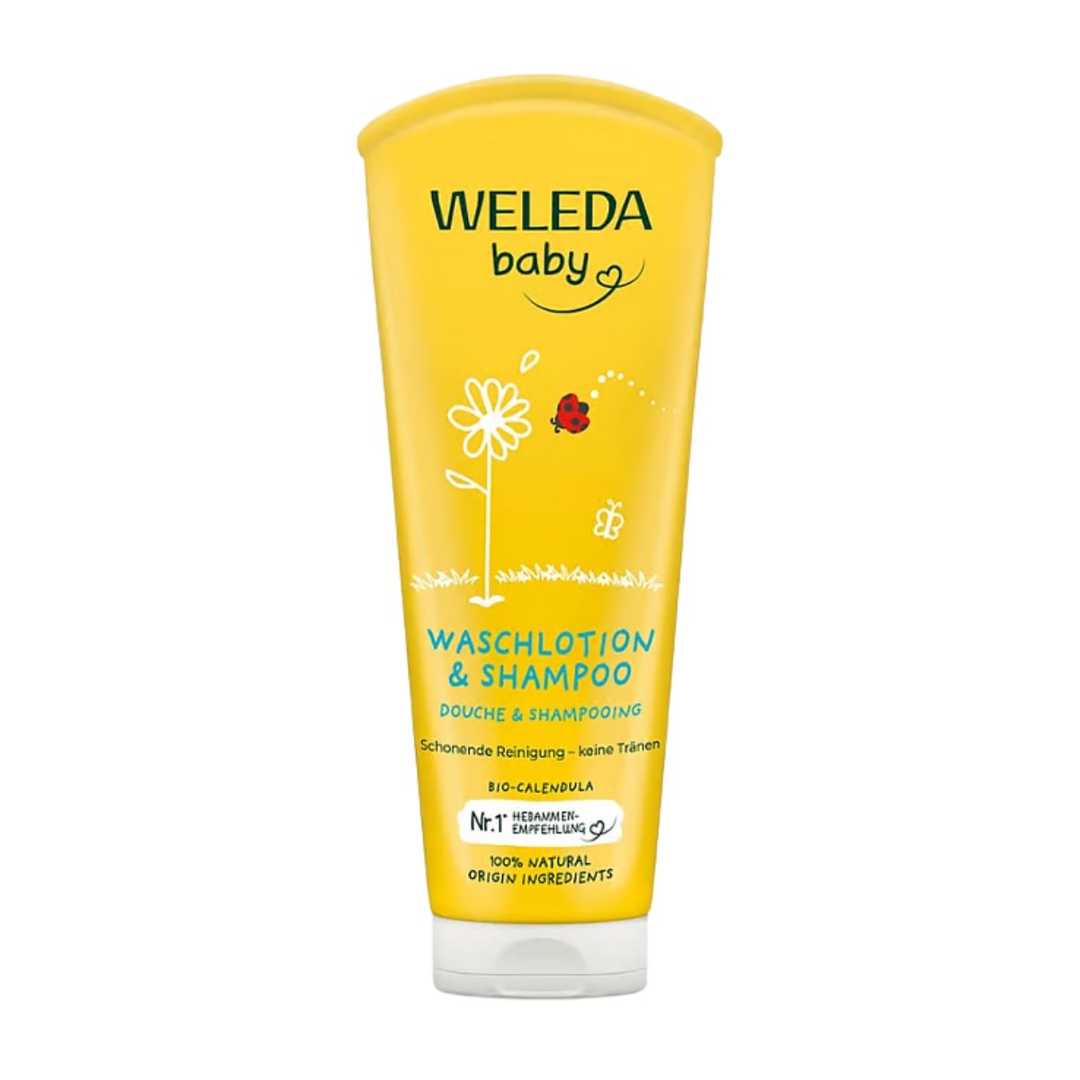 Weleda Baby Calendula Waschlotion und Shampoo 200 ml
