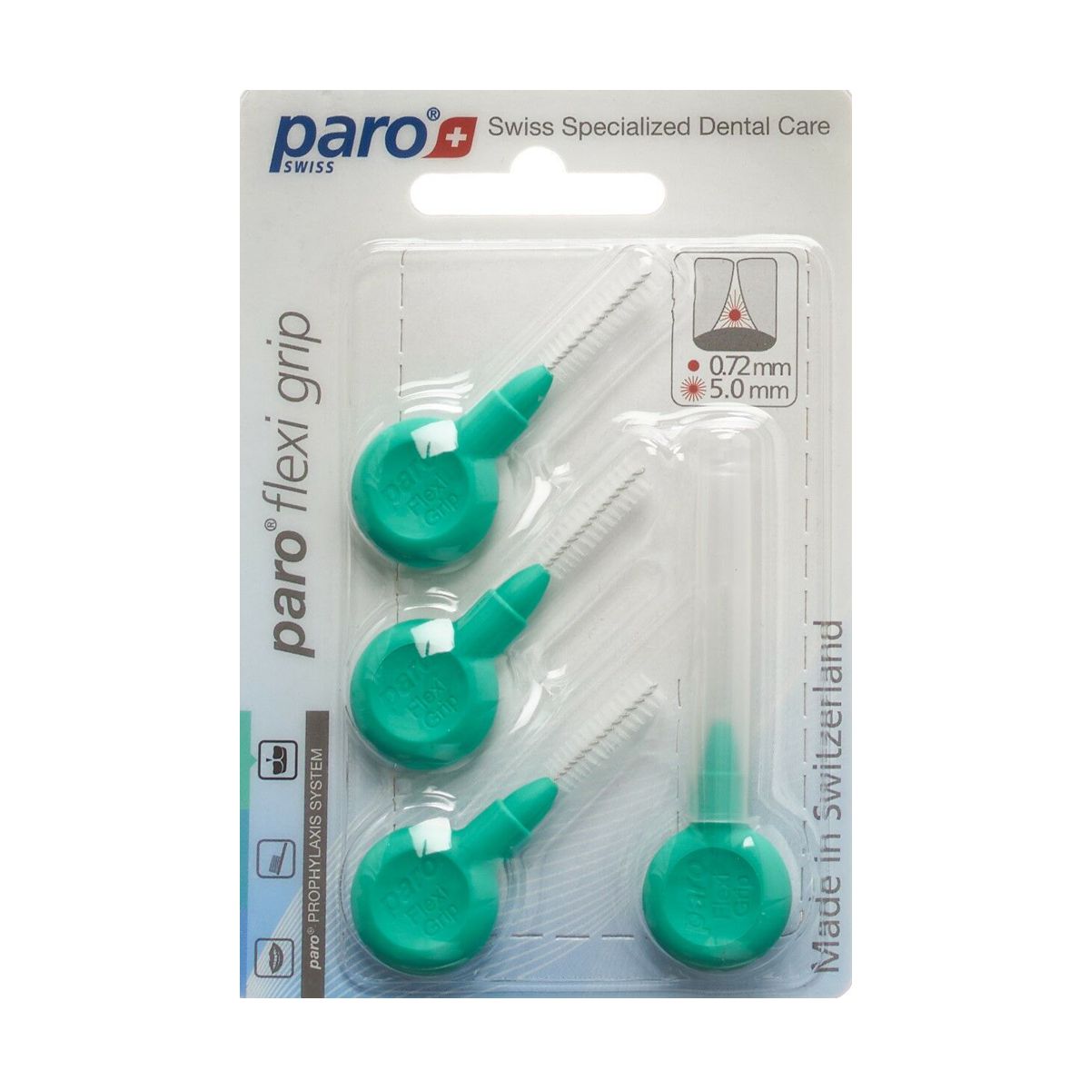 Paro Flexi Grip 5mm mittel grün zylindrisch 4 Stück Paro Flexi Grip 5mm mittel grün zylindrisch 4 Stück