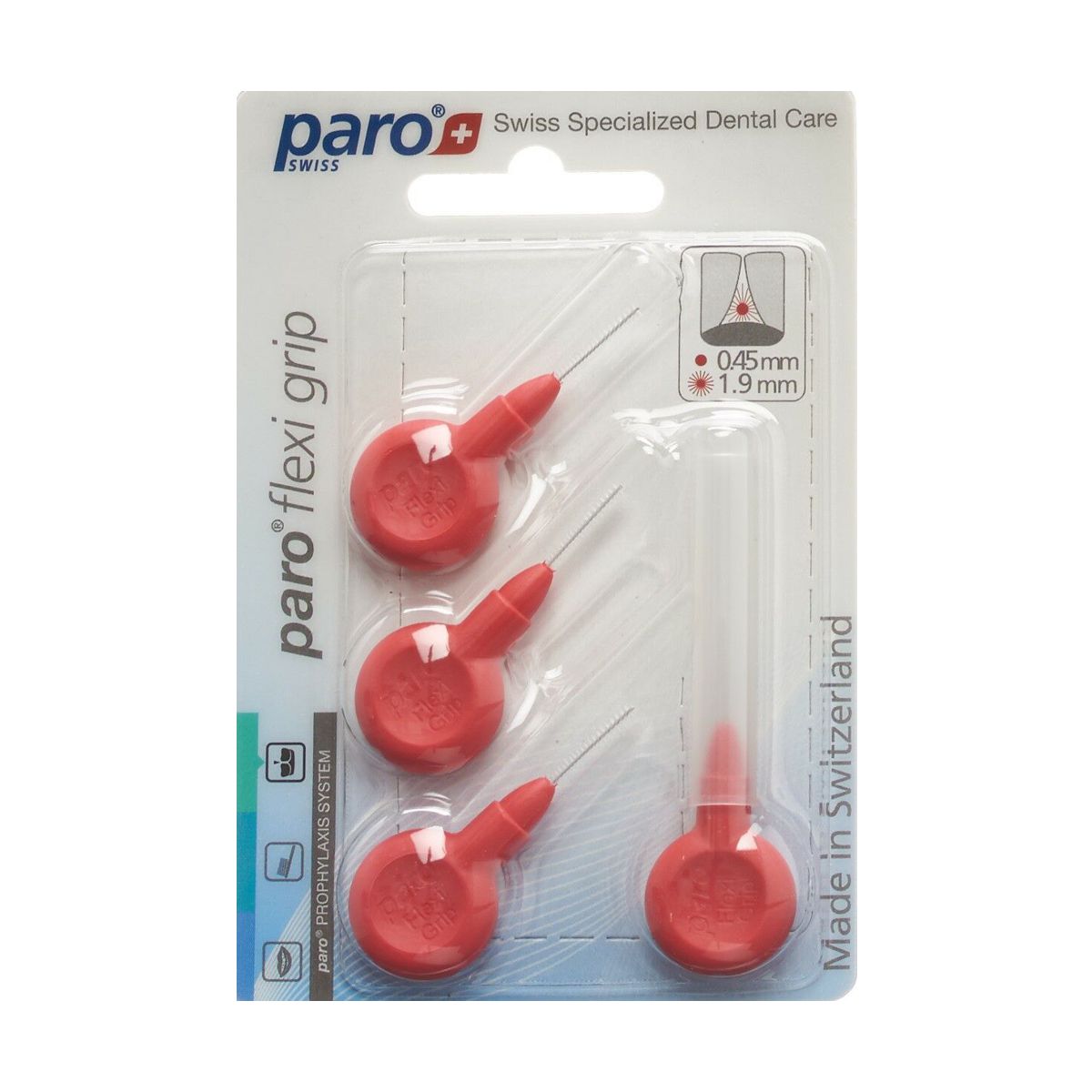 Paro Flexi Grip 1,9mm xxx-fine rot zylinder 4 Stück Paro Flexi Grip 1,9mm xxx-fine rot zylinder 4 Stück