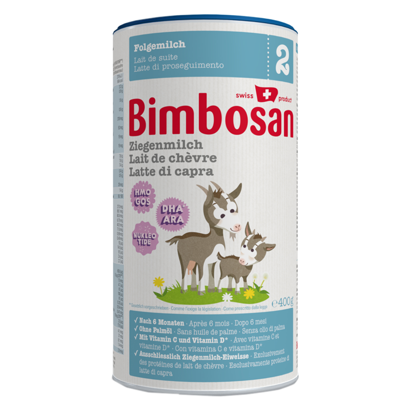 Bimbosan Ziegenmilch 2 Folge Dose 400 g