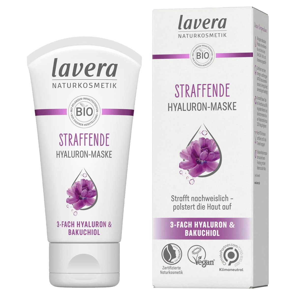 Lavera Hyaluronmaske straffend 50 ml