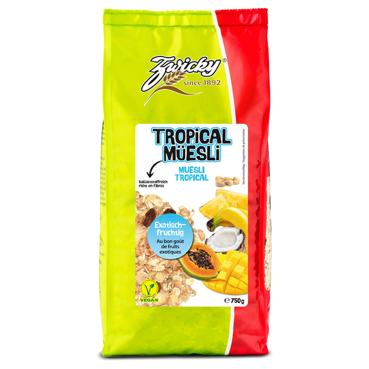 Zwicky Tropicalmüesli 750 g Zwicky Tropicalmüesli 750 g