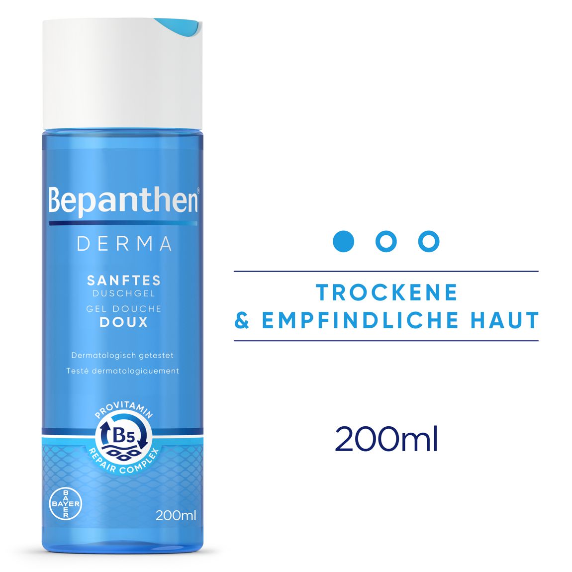 Bepanthen Derma sanftes Duschgel Dispenser 200 ml Bepanthen Derma sanftes Duschgel Dispenser 200 ml