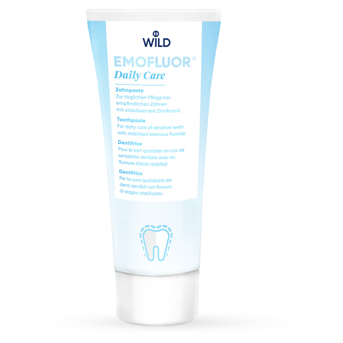 Emofluor Daily care Zahnpaste Tube 75 ml Emofluor Daily care Zahnpaste Tube 75 ml