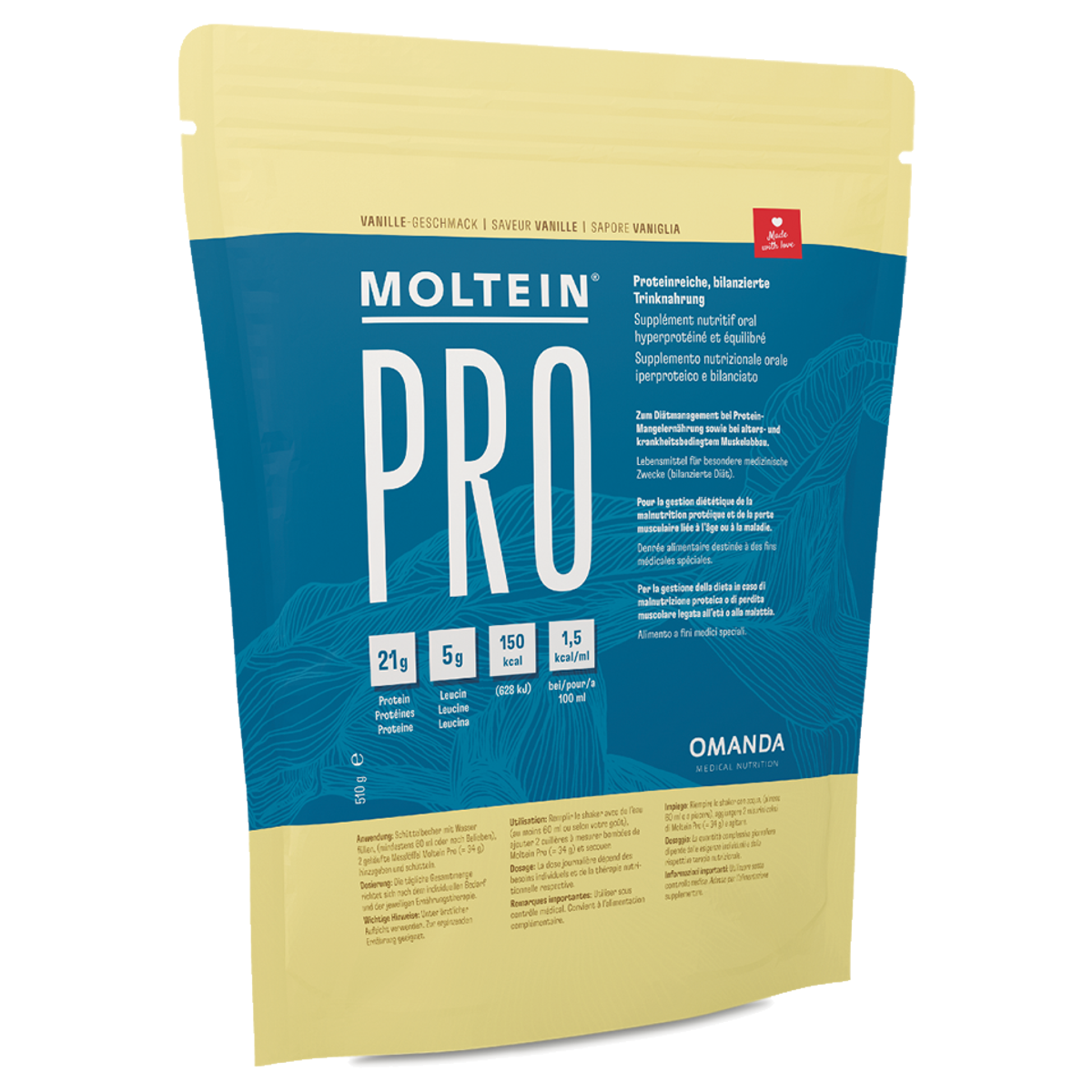 Moltein Pro 1.5 Vanille Beutel 510 g