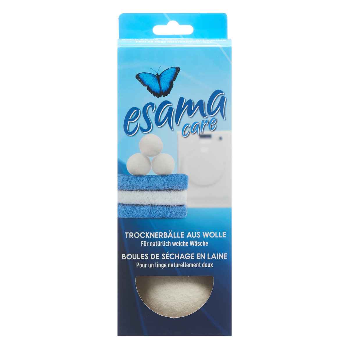 Image of ESAMA Trocknerbälle aus Wolle 3 Stück