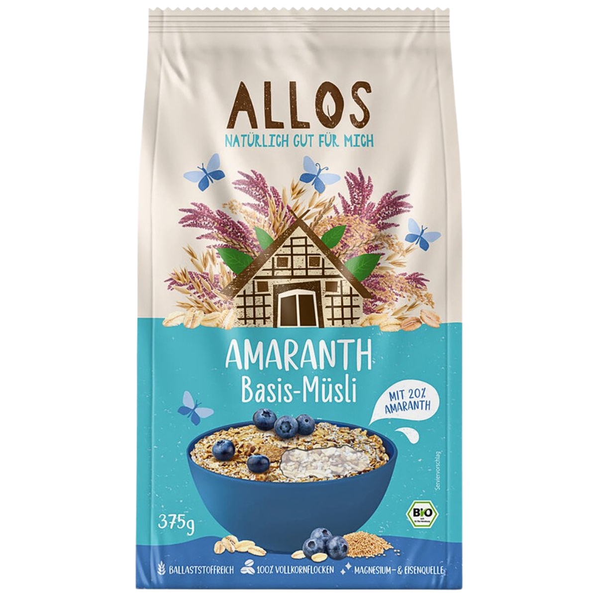 ALLOS Amaranth Müsli Basis 375 g