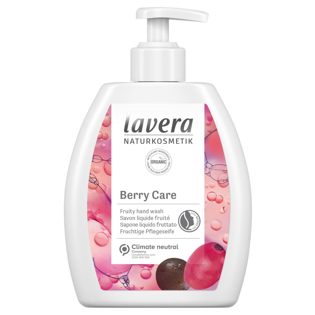 Lavera Pflegeseife Berry Care fruchtig Dispenser 250 ml Lavera Pflegeseife Berry Care fruchtig Dispenser 250 ml