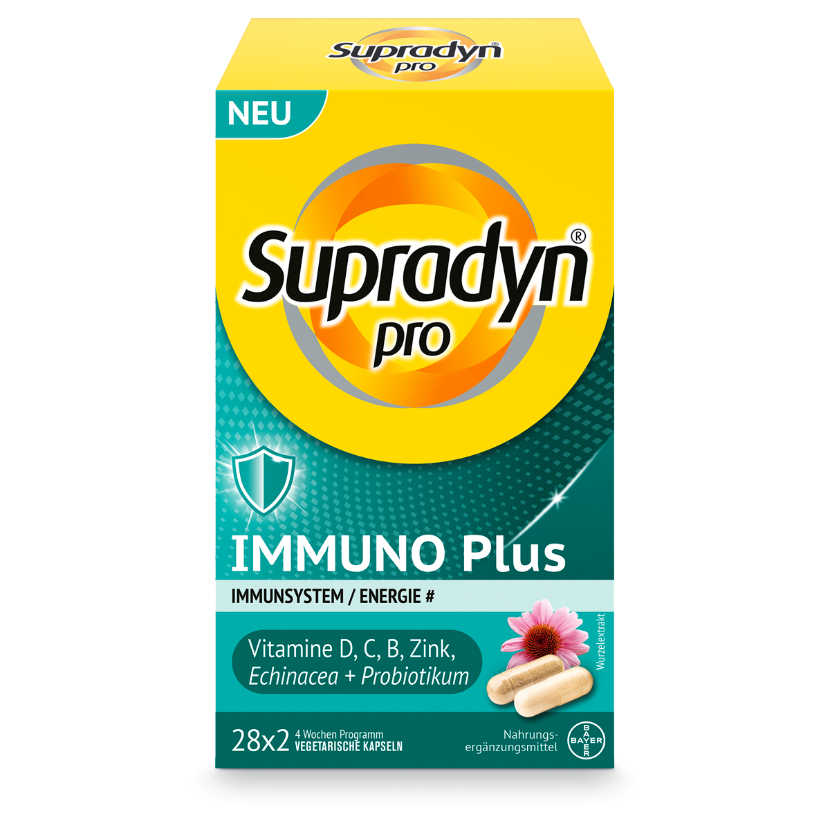 Supradyn Immuno Plus Vitamin D, C, B, Zink, Echinacea + Probiotikum