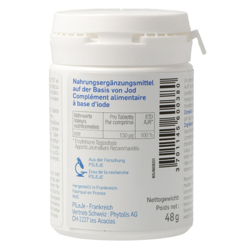 UNIBIANE Iode Tabletten 120 Stück UNIBIANE Iode Tabletten 120 Stück
