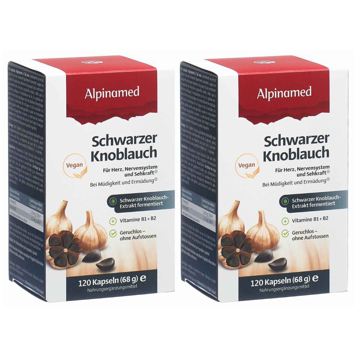 Alpinamed Schwarzer Knoblauch Kapseln 2x 120 Stück