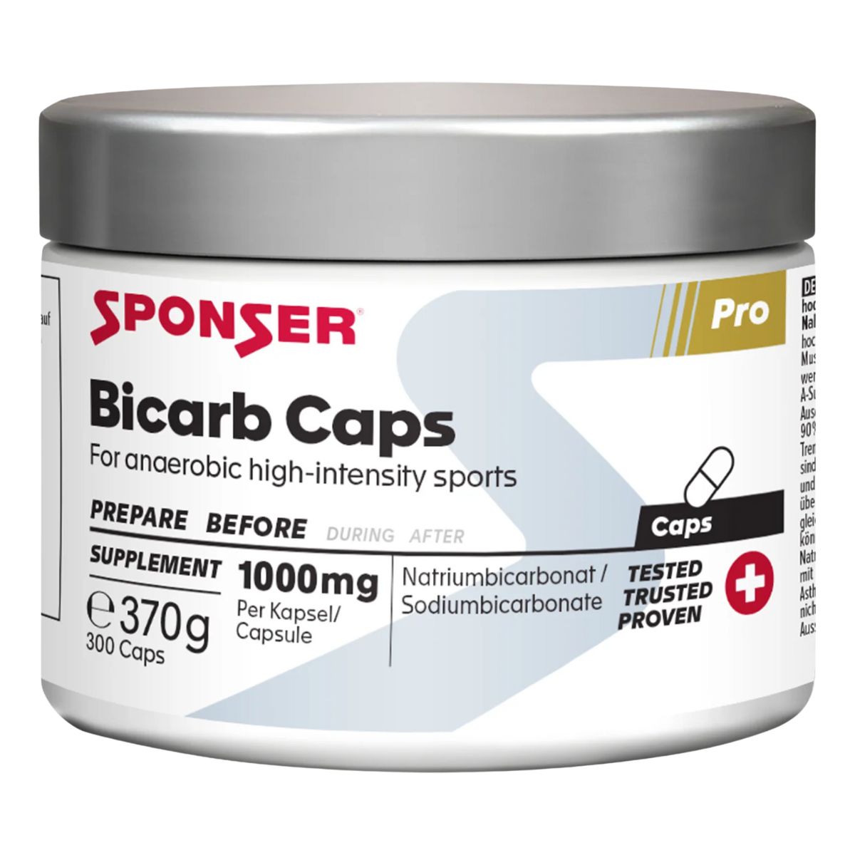 Sponser Bicarb Kapseln 300 Stück