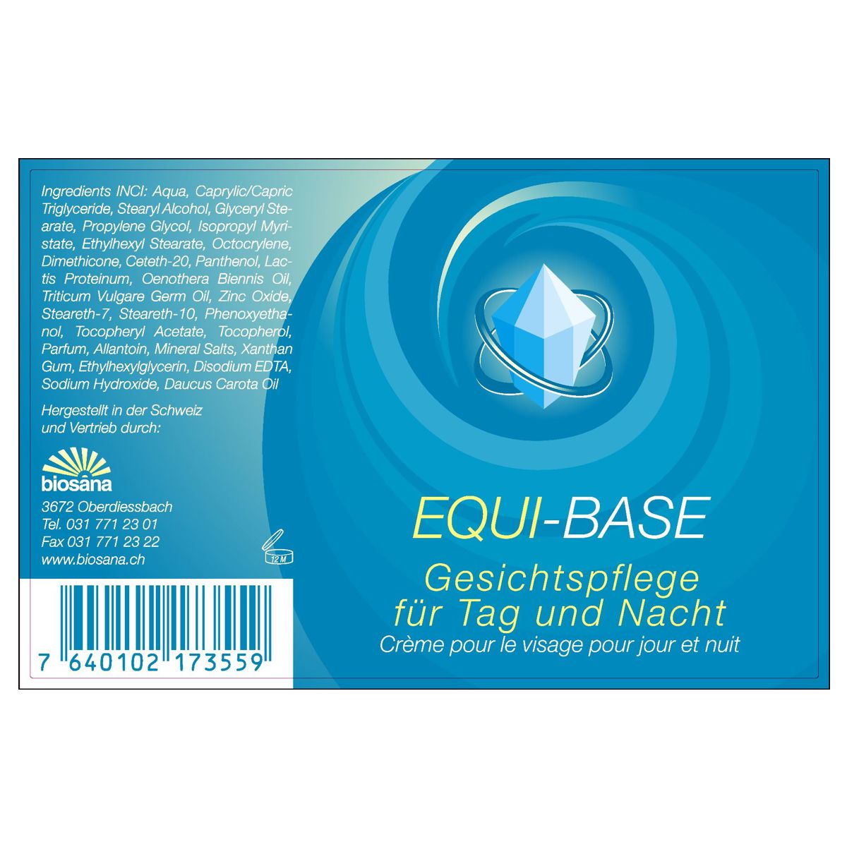 Equi-Base Gesichtscrème basisch 75 ml Equi-Base Gesichtscrème basisch 75 ml