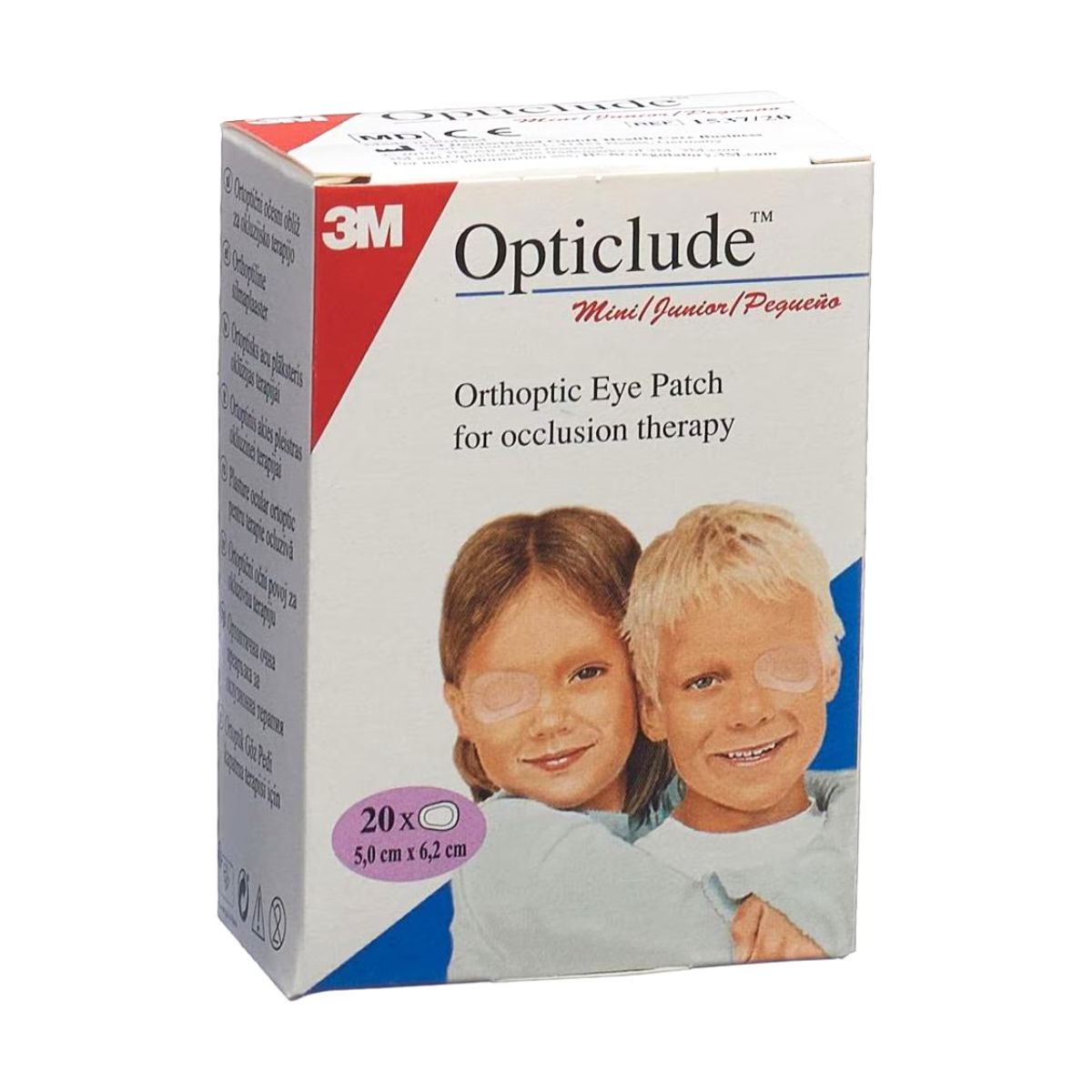 3M OPTICLUDE MINI Augenpflaster 6x5cm 20 Stück