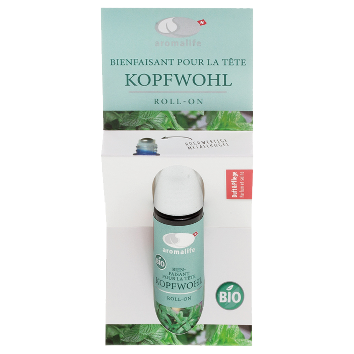 Aromalife Kopfwohl Roll-on Pfefferminze 10 ml Aromalife Kopfwohl Roll-on Pfefferminze 10 ml