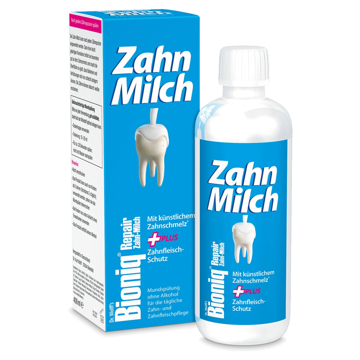 Bioniq Repair Zahn-Milch Flasche 400 ml Bioniq Repair Zahn-Milch Flasche 400 ml