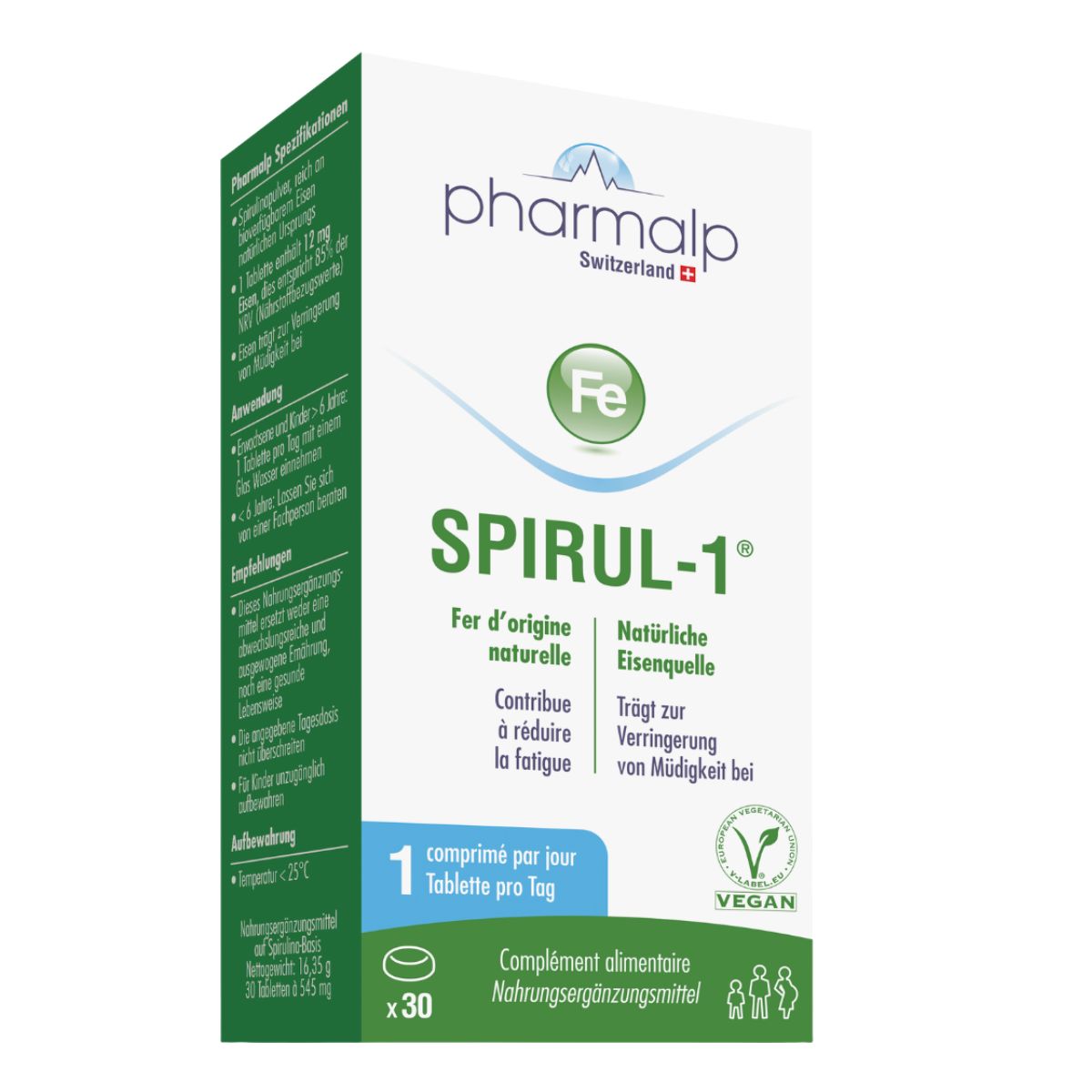 Pharmalp Spirul-1 comprimés 30 pièces