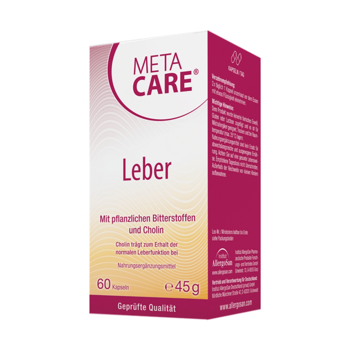 Metacare Leber Kapseln 60 Stück Metacare Leber Kapseln 60 Stück