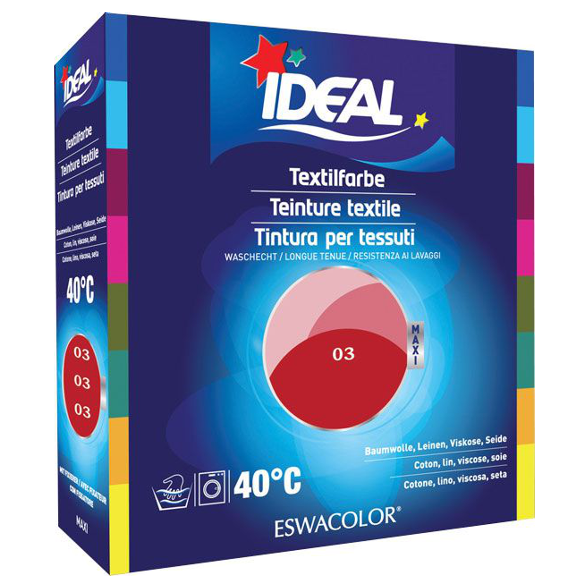 IDEAL MAXI Baumwolle Color No03 zinnober
